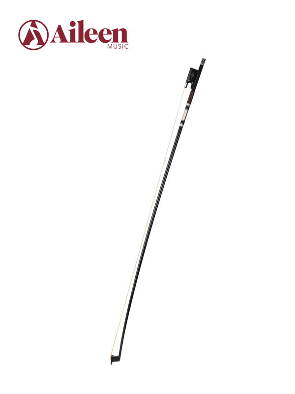 Высококачественный смычок для скрипки из углеродного волокна с вырезанной вручную лягушкой из черного дерева (WV885CH-G)