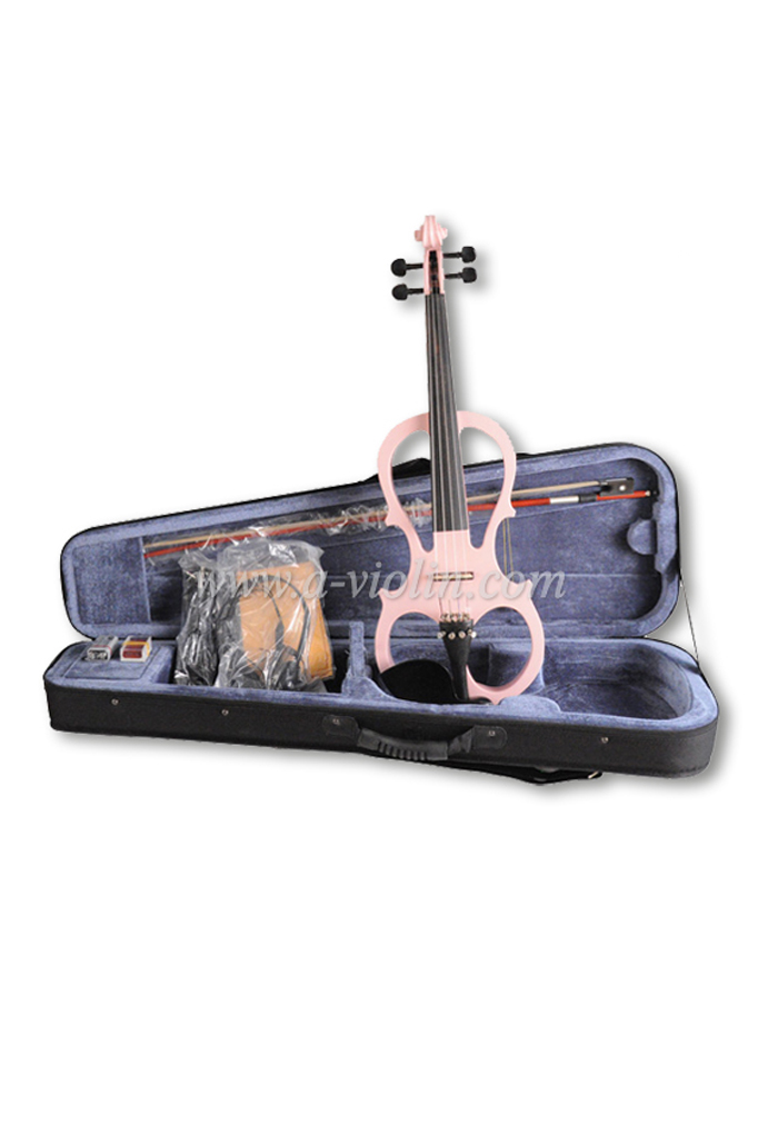 4/4 Ebony Parts Электрический костюм для скрипки с пеной и усилителем; Лук (VE008B)