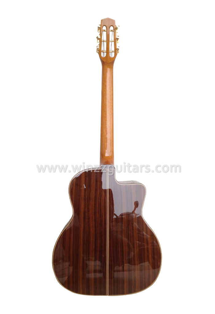 Цыганская джазовая гитара с D-образным или овальным отверстием (AGJ160)