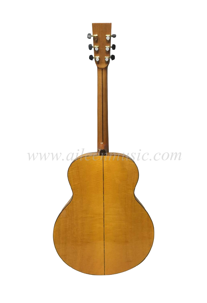Акустическая гитара с плоским верхом из еловой верхней части Sitka Numx Top Jumbo Flattop (AA1210J)