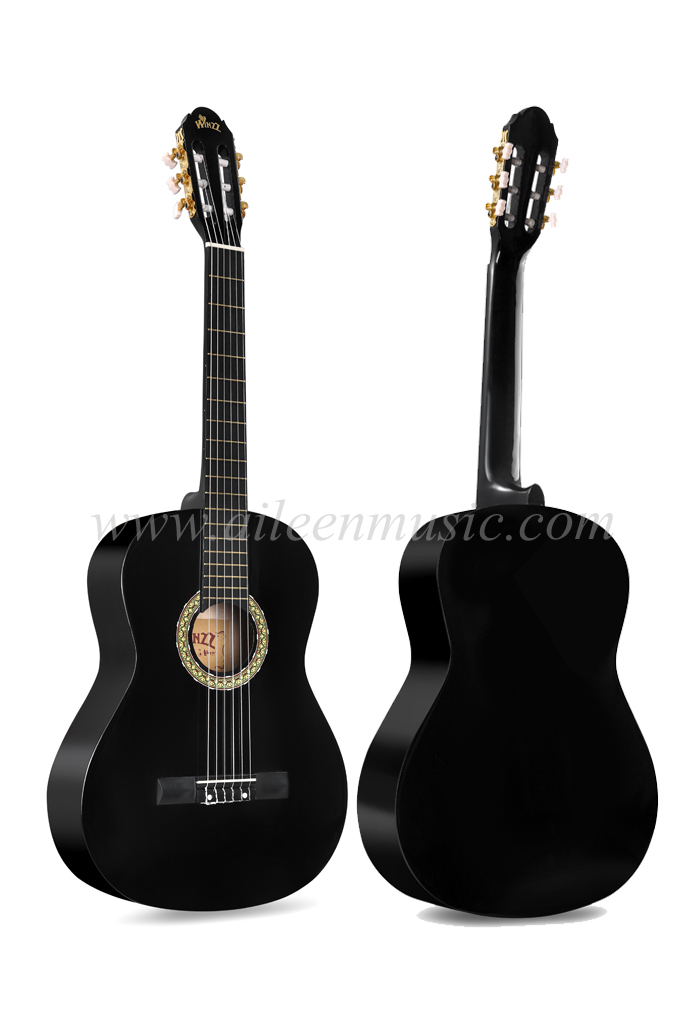 39-дюймовая классическая гитара, отличная цена для начинающих играть на гитаре (AC851)
