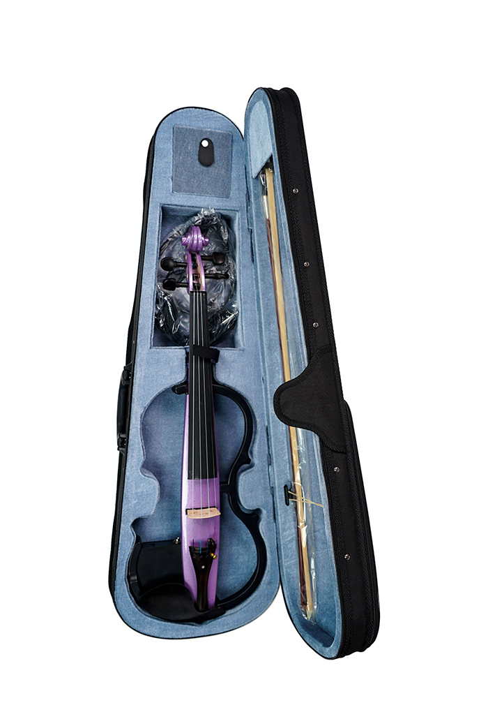 Электрическая скрипка Ebony 4/4 из углеродного волокна (VE110P)