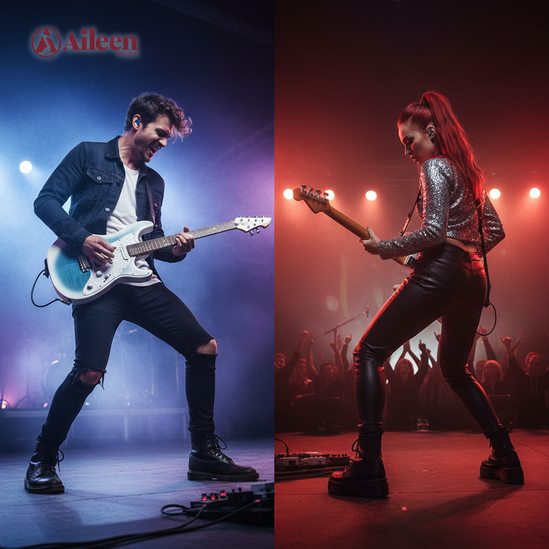 Электрогитара WINZZ Gravity Series Pro — корпус Okoume, гриф из жареного клена, звукосниматели HSS Alnico V, 2-точечный бридж тремоло (WGS150MF)