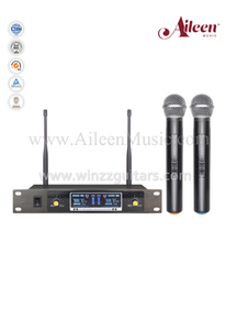 Фиксированный канал с двойным приемником, FM, UHF, MIC, ручной беспроводной микрофон (AL-SE868)