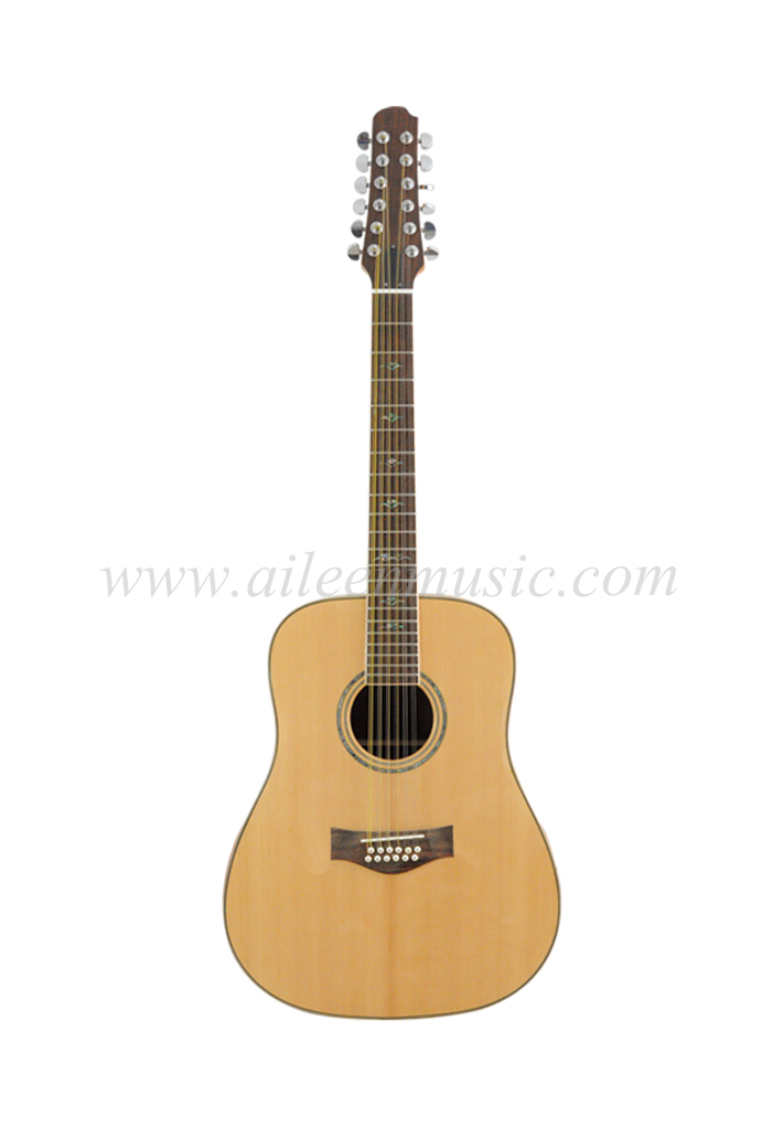 12-струнная акустическая гитара из твердой ели (AFM30-12)