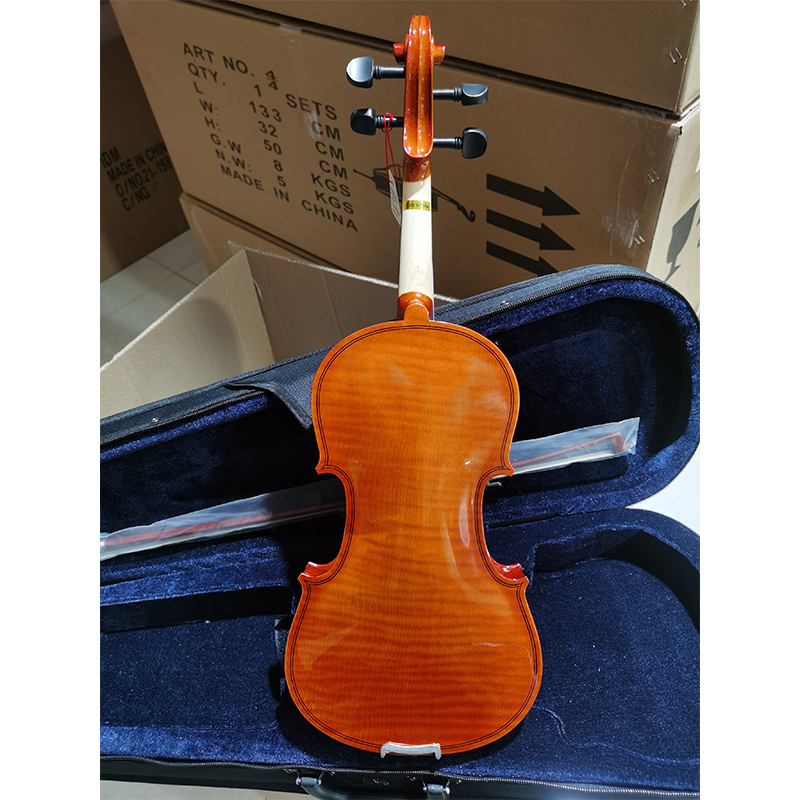 Акустическая студенческая скрипка Natural Flamed для начинающих (VG001-HP)
