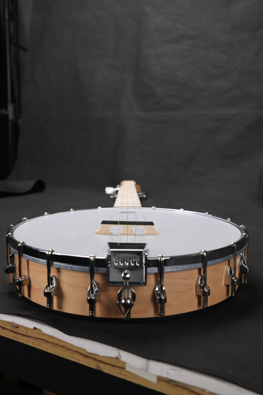 ABO189 Музыкальные инструменты с матовой отделкой и открытой спиной, Remo Head, 5 струн, банджо