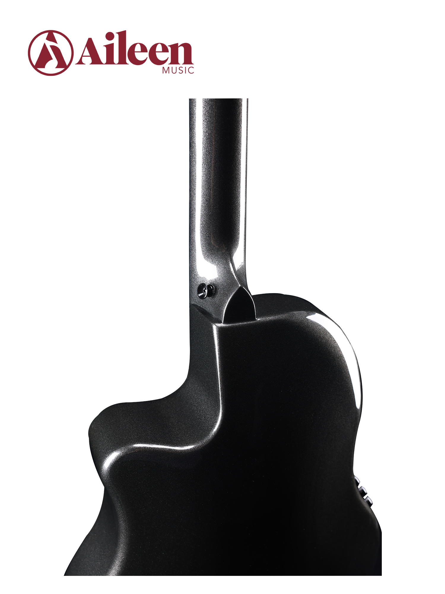 AFO350CE Хорошее качество 41-дюймовая акустическая гитара с карбоновым верхом и круглой спинкой