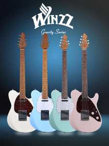 Winzz Design Gravity Series 4+2 высококачественные штуковины в стиле блокировки струнные инструменты электрогитара