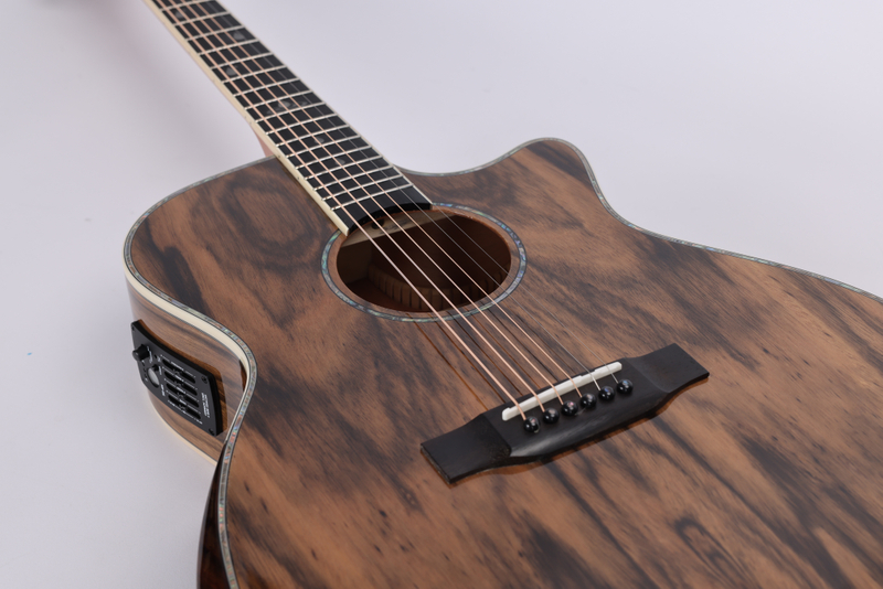 WAG901CE Акустическая гитара Winzz Exotic Material, 41 дюймов, форма GA 
