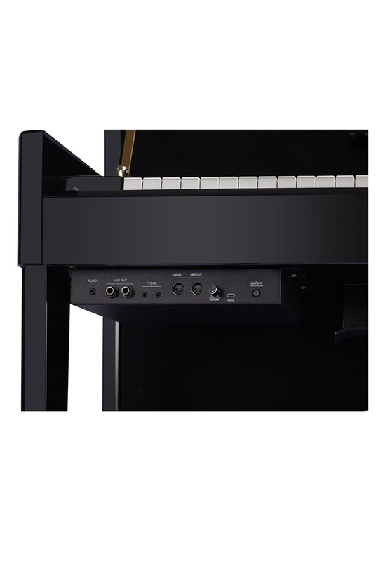 DP9001 Профессиональный черный полированный высокий глянец гибридный цифровой пианино