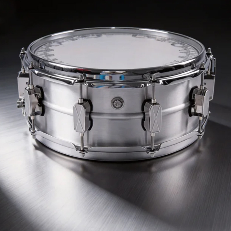 SN-LSS1 Алюминиевый корпус малого барабана 14 x 5,5 дюйма с 8 наконечниками из цинкового сплава Профессиональный малый барабан