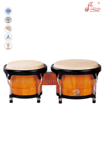 Ударный деревянный хромированный барабан бонго (BOBCS006)