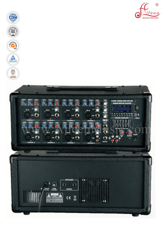 Профессиональный 8-канальный мобильный усилитель мощности с эквалайзером (APM-0815BU)