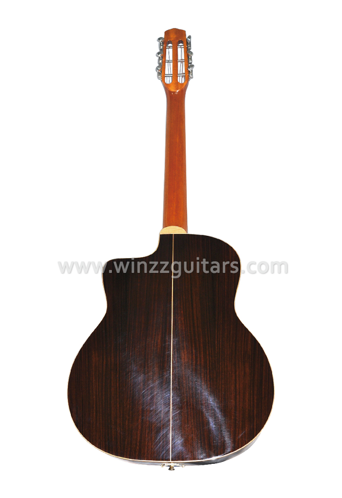 Арочная верхняя левая рука цыганская джазовая гитара (AGJ600)