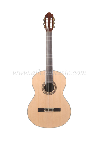 39-дюймовая классическая гитара из фанеры грецкого ореха с задней и боковой стороны (AC88)