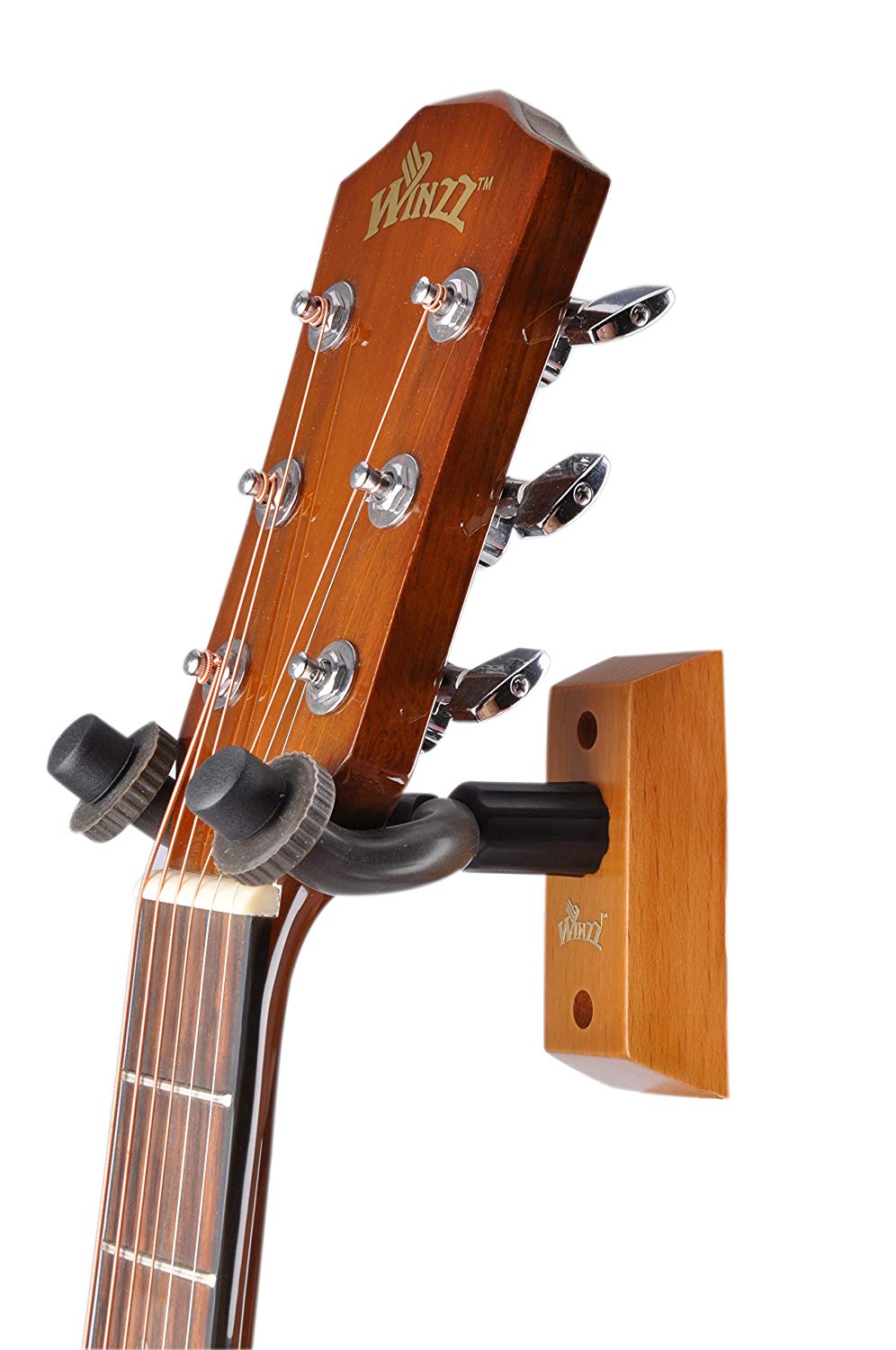 Настенная вешалка для струнных инструментов из твердой древесины (STG-W418)