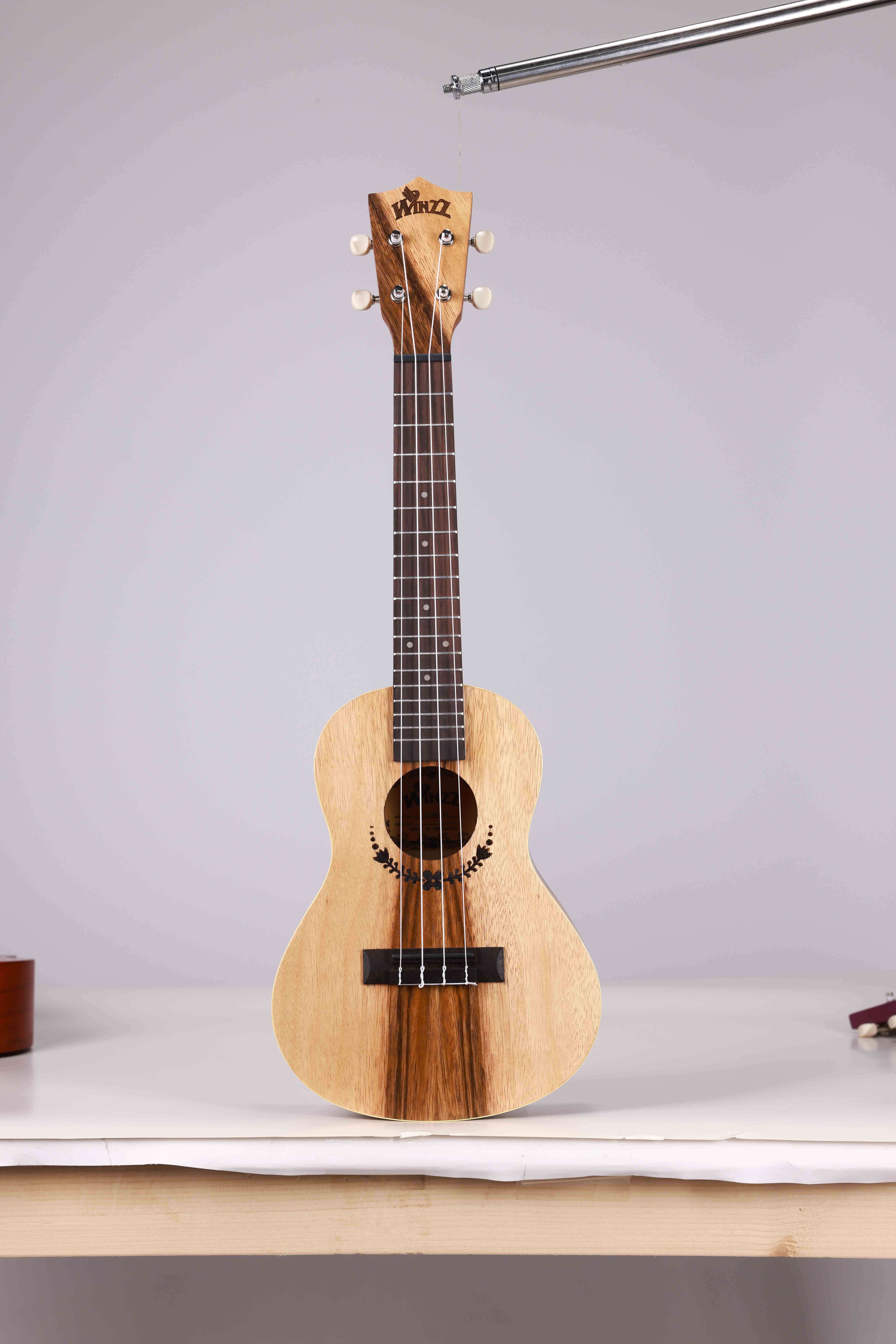 AU601-23 Winzz Quality Concert 23-дюймовая укулеле, сделано в Индонезии