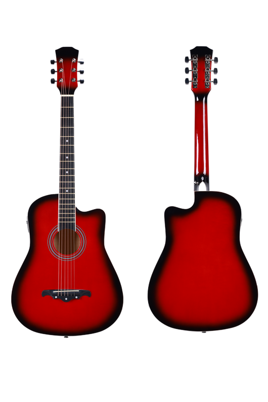 AF38LCE Музыкальные инструменты хорошего качества 38 дюймов Акустическая гитара начального уровня