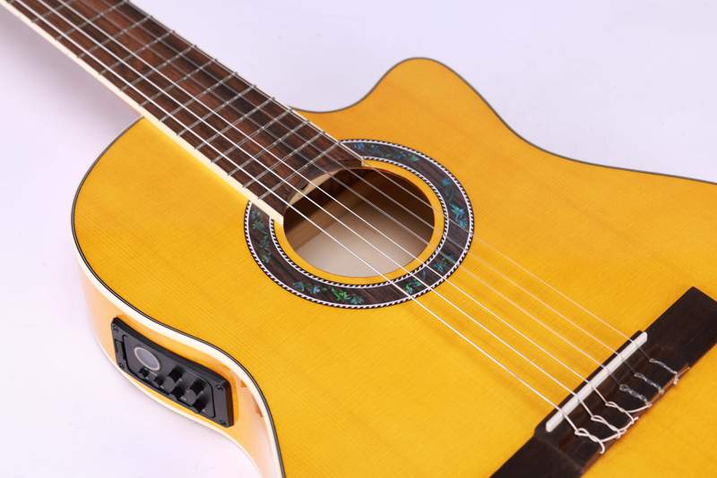 ACG10CE Высококачественная профессиональная 39-дюймовая студенческая гитара фламенко