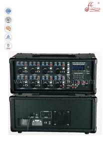 Музыкальный инструмент 8-канальный усилитель мощности Treble Bass XLR PA Mobile (APM-0830BU)