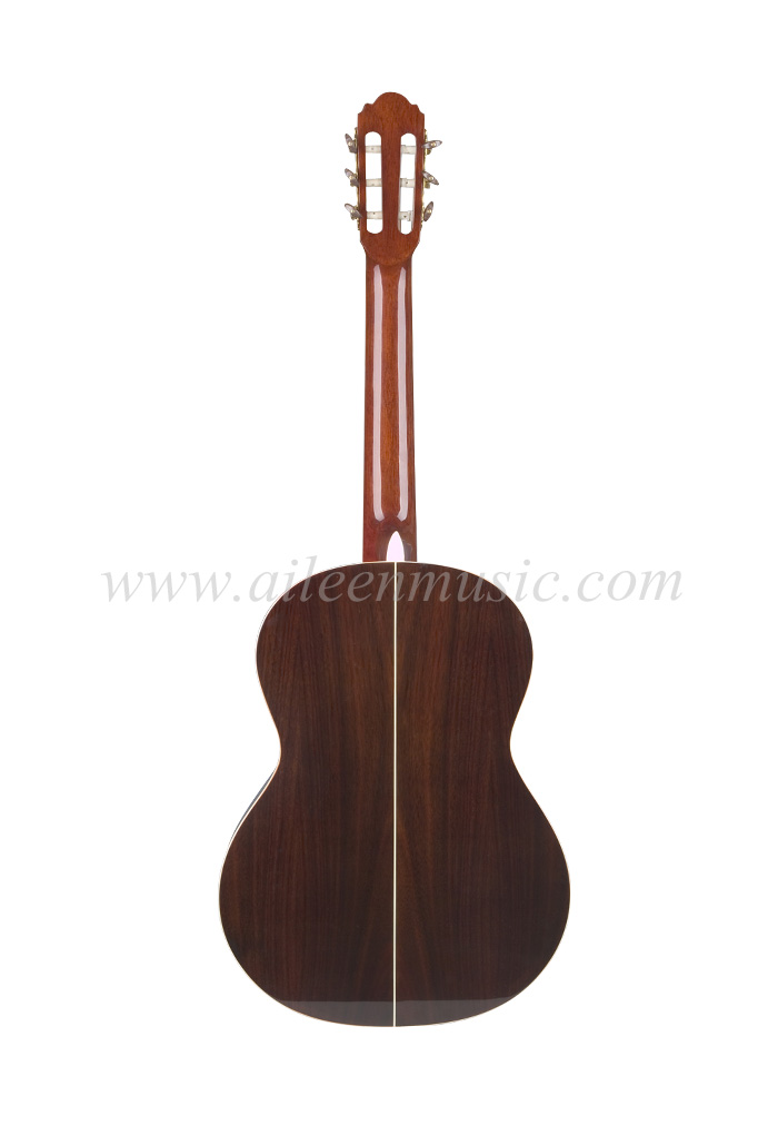 39-дюймовая классическая гитара из фанеры грецкого ореха с задней и боковой стороны (AC88)