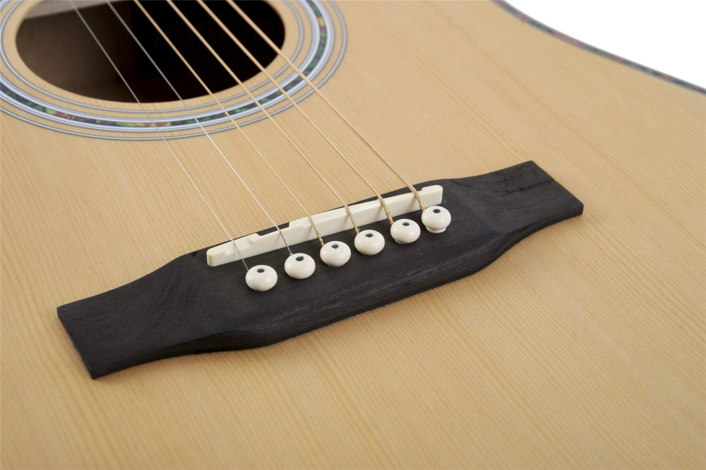 41-дюймовая акустическая гитара из матовой ели для левшей (AF168LC)