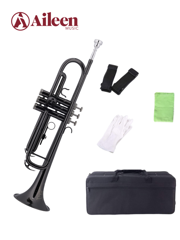 Труба начального класса Bb с корпусом из желтой латуни и черной никелированной отделкой (TP8001NB)