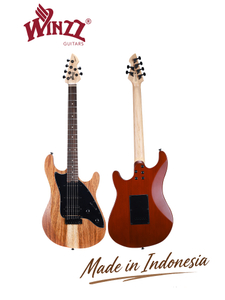 WGS EX80-AT Winzz Exotic Collection Электрогитара Agatis с корпусом из тикового шпона, сделано в Индонезии