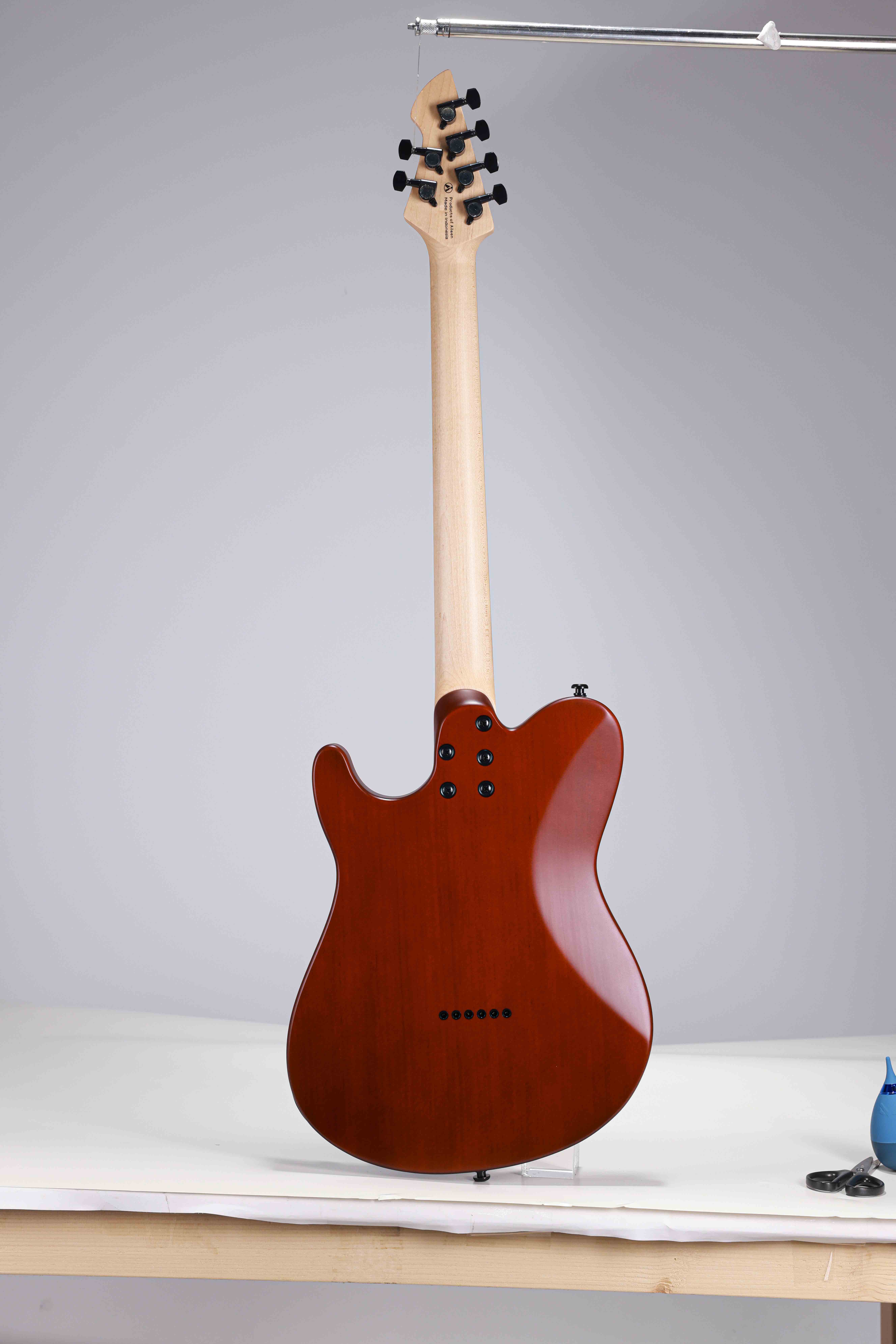 WGT EX80-AA Winzz Exotic Collection Электрогитара Agatis Body Amara с верхом из шпона, сделано в Индонезии