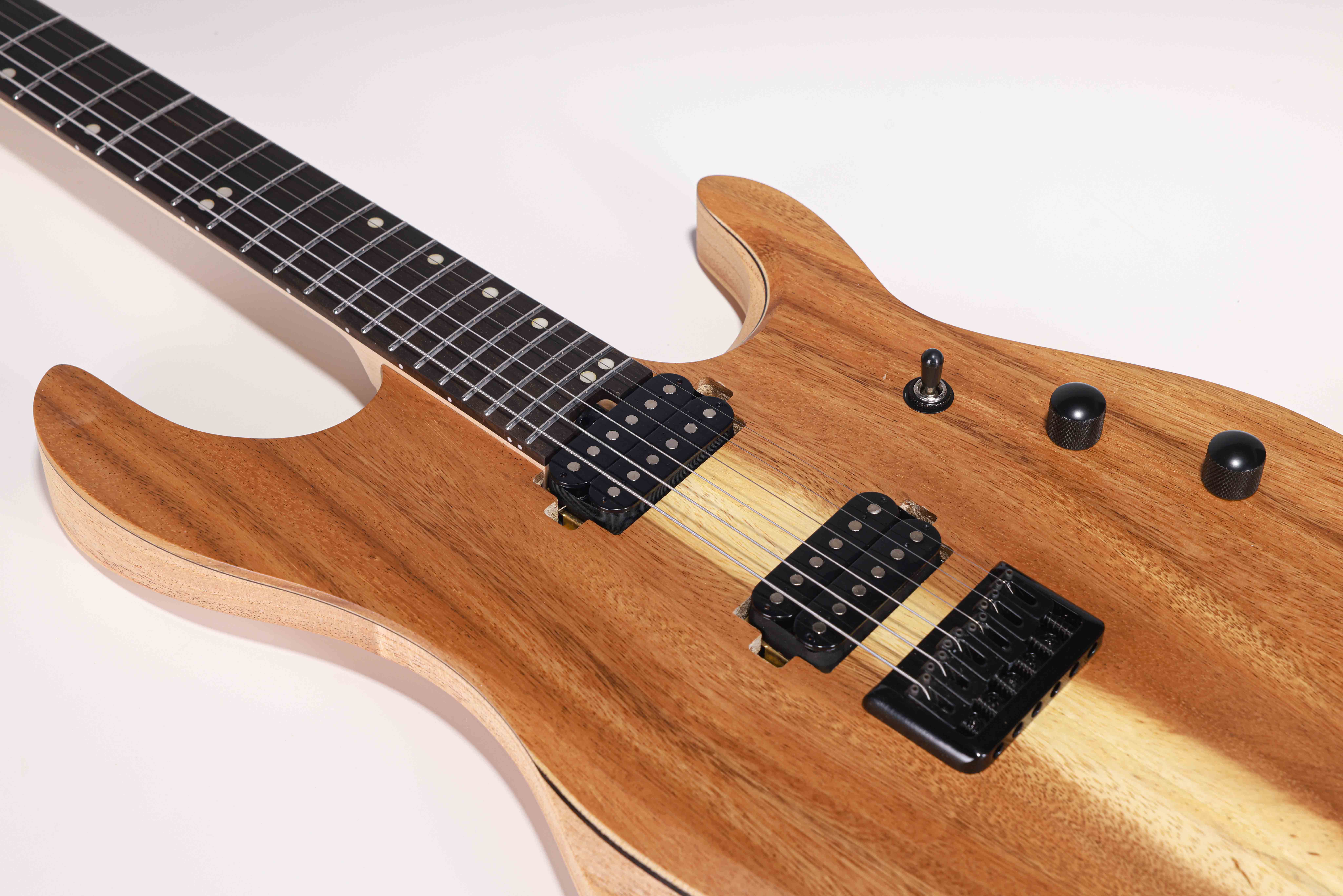 WOS EX80-MK Mindi Body Koa (толщина: 6 мм), лучшая электрогитара, сделано в Индонезии