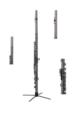 Fl4011nb-e Профессиональные ветровые инструменты 16 лунок Cupronickel Body Black Nickel Flute