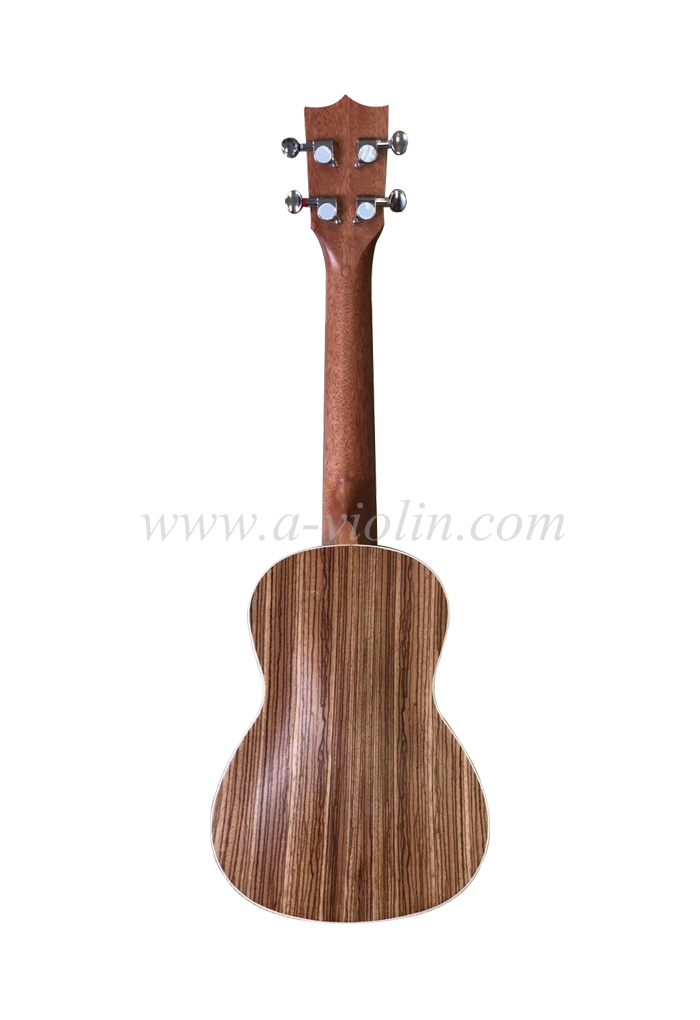Гавайская гитара многих размеров с арочной спинкой, фанерой из зебраны (AU03LAB)