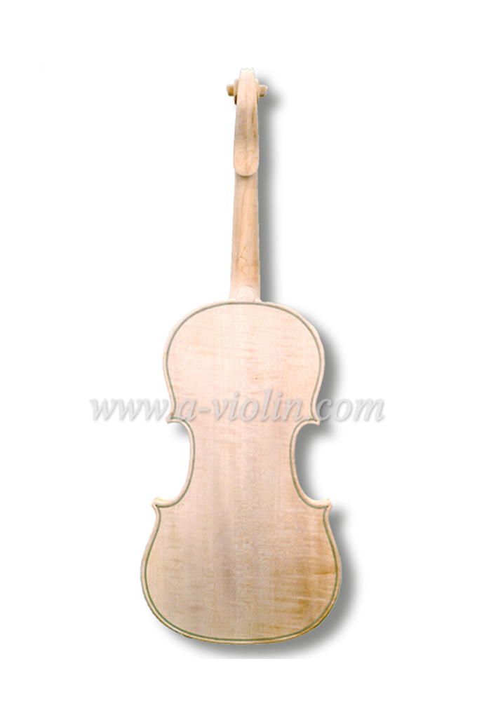 Нелакированная белая незавершенная скрипка (V30W)