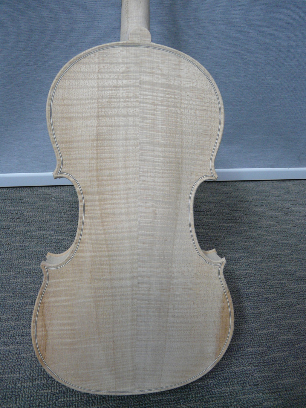 Незаконченная белая скрипка для скрипичного мастера, Нелакированная скрипка (V100W)
