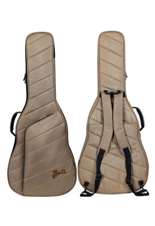 Изготовленная на заказ 41-дюймовая бежевая сумка для акустической гитары из ткани Оксфорд (BGW16825)