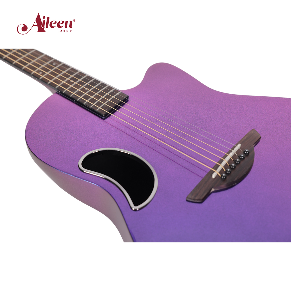41-дюймовая круглая задняя часть Акустическая гитара Углеродный материал Задняя и боковая часть (AFO200LCE)
