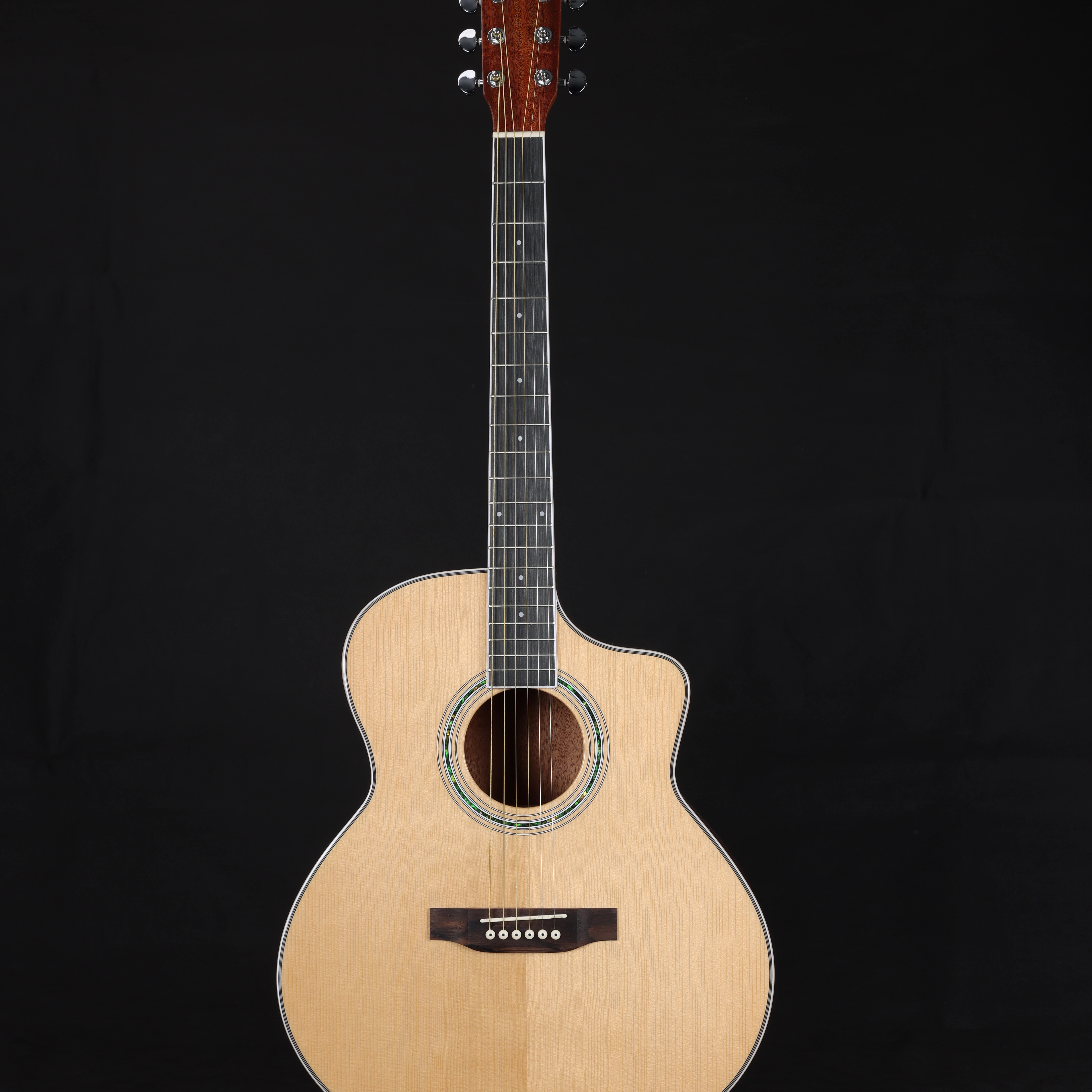 AFM11 SOLID SPRUCE TOP 41 'Cutaway Acoustic Guitar OEM с многослойной инкрустацией сверху