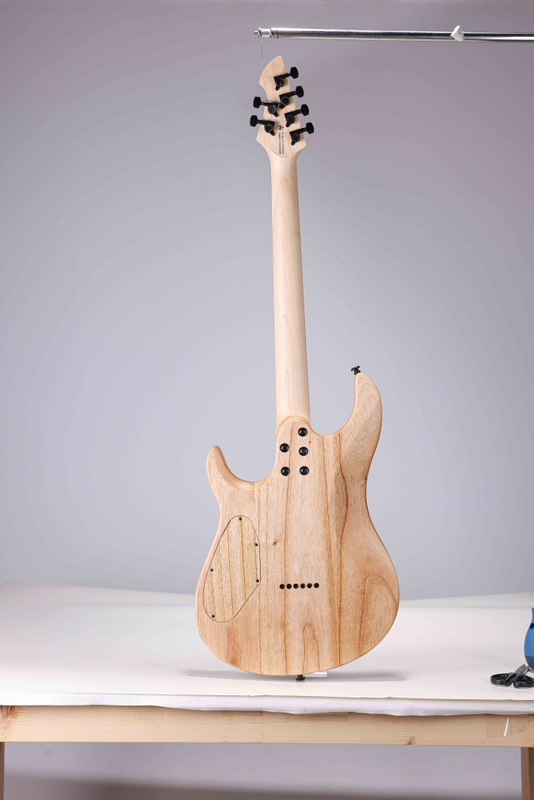 WOS EX80-MK Mindi Body Koa (толщина: 6 мм), лучшая электрогитара, сделано в Индонезии