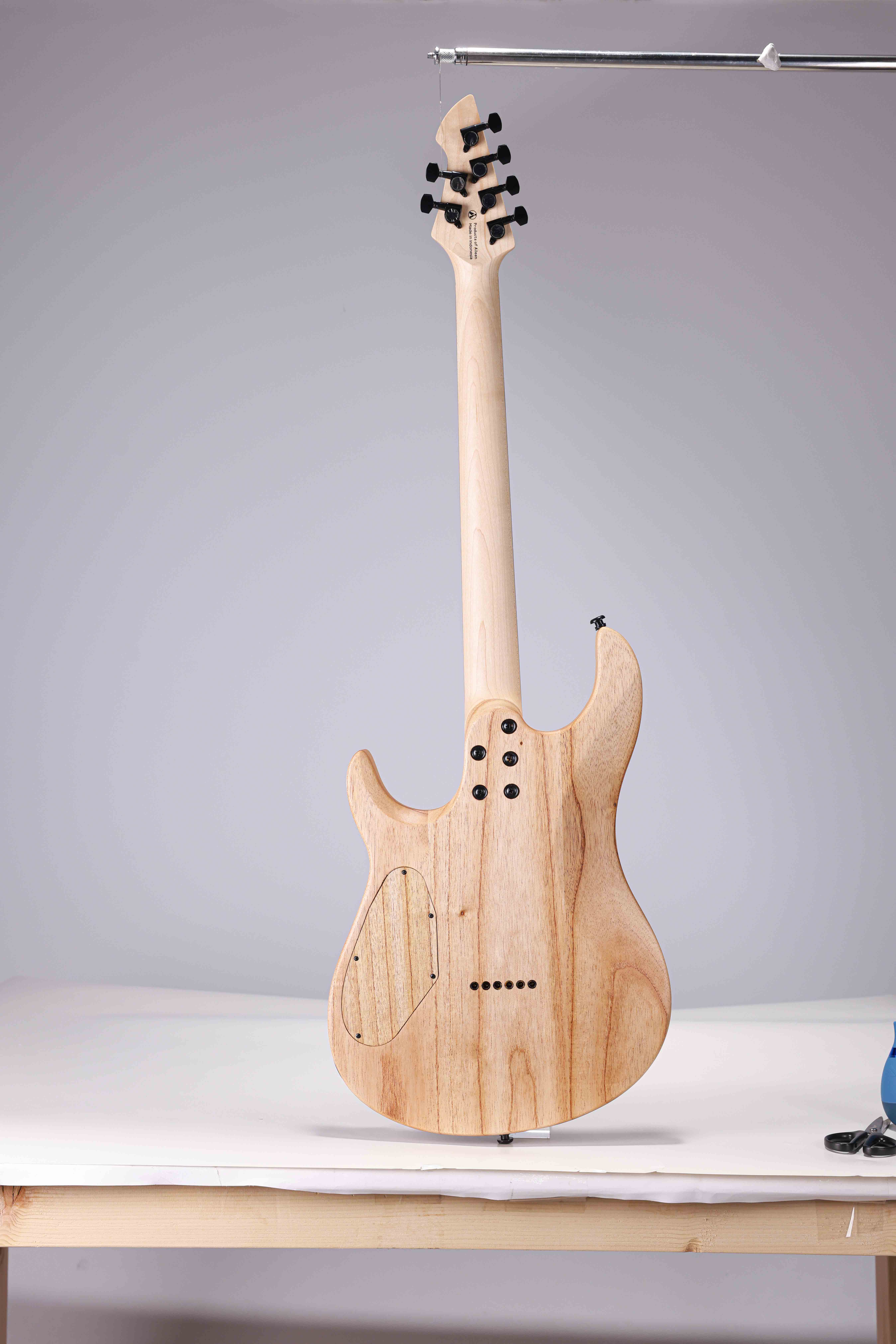WOS EX80-MK Mindi Body Koa (толщина: 6 мм), лучшая электрогитара, сделано в Индонезии