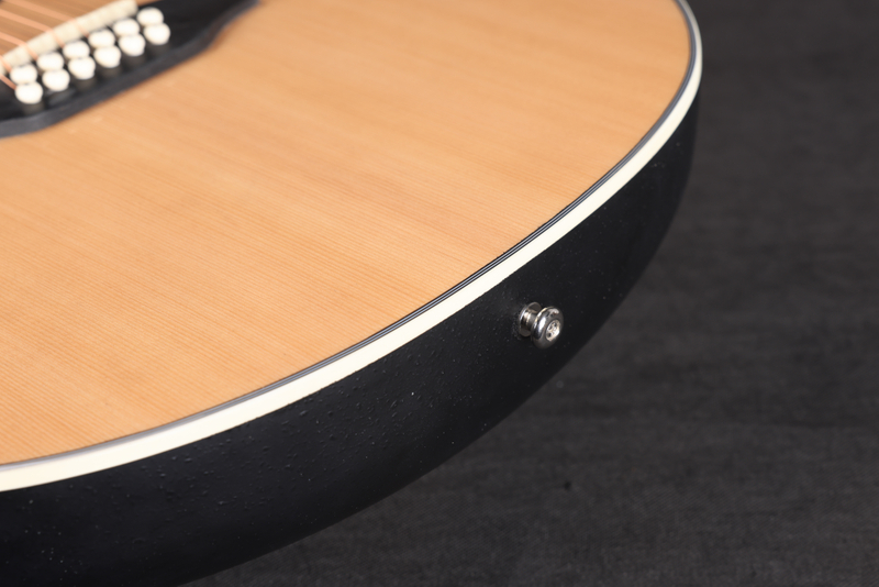 AFO29CE-12 Новая Matt Finish ABS 12 Строки круглой спины акустическая гитара