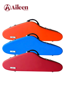 Aileen Запатентованный мягкий на ощупь футляр для скрипки — сверхлегкий корпус из композитного ПК с гигрометром и бархатной внутренней частью (CSV-F18Y)