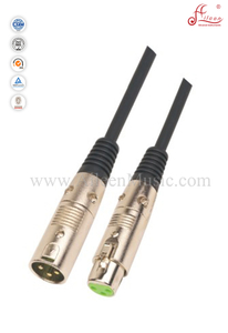 6,5 мм мужской и женский ПВХ микрофон Xlr кабель (AL-M009)