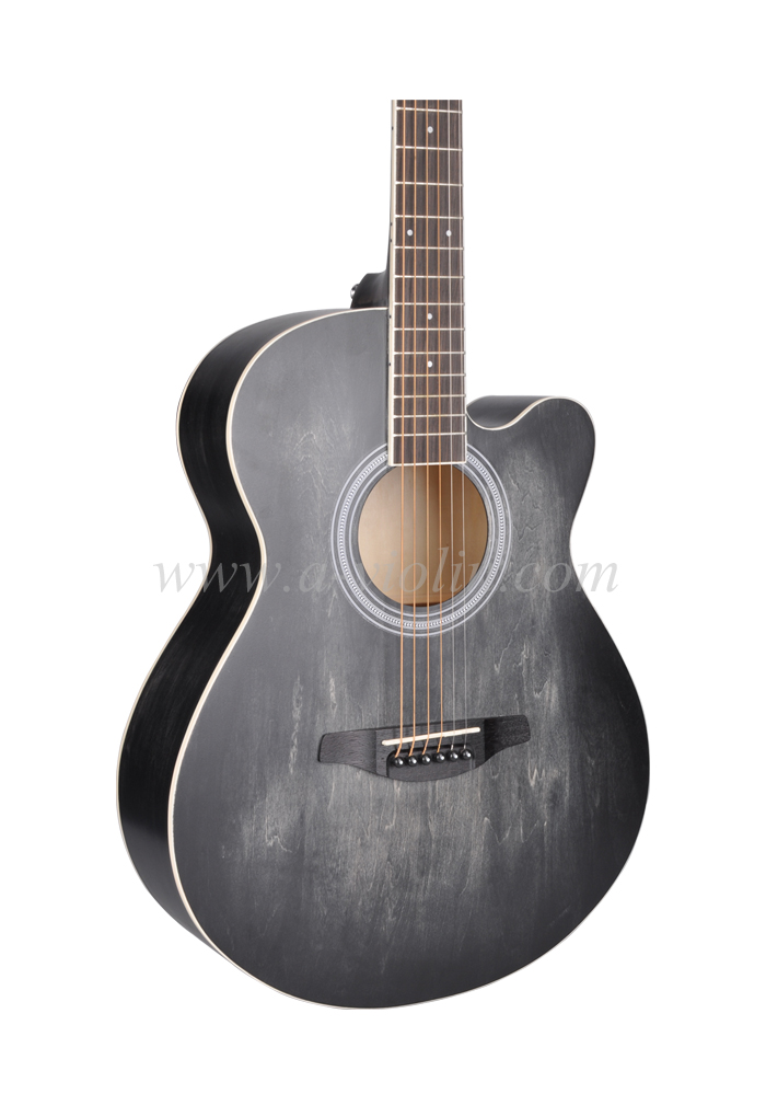 [Aileen] Новый продукт, акустическая гитара с вырезом, 40 дюймов (AF-H00LC)