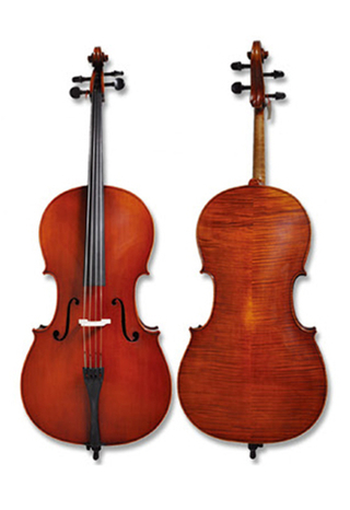 Профессиональная виолончель ручной работы размера 1/4 из огненного клена (CH550Z)