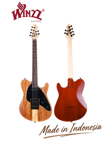 WGT EX80-AT Winzz Exotic Collection Электрогитара Agatis с корпусом из тикового шпона, сделано в Индонезии