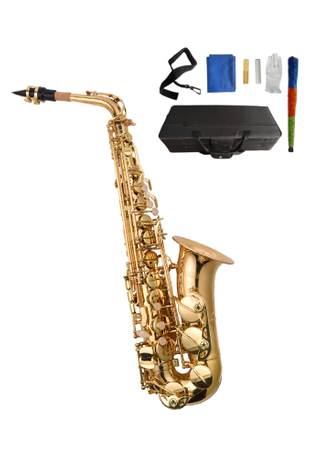 SP1001G Высокое качество Be Key Gold Lacqued Alto Saxophone