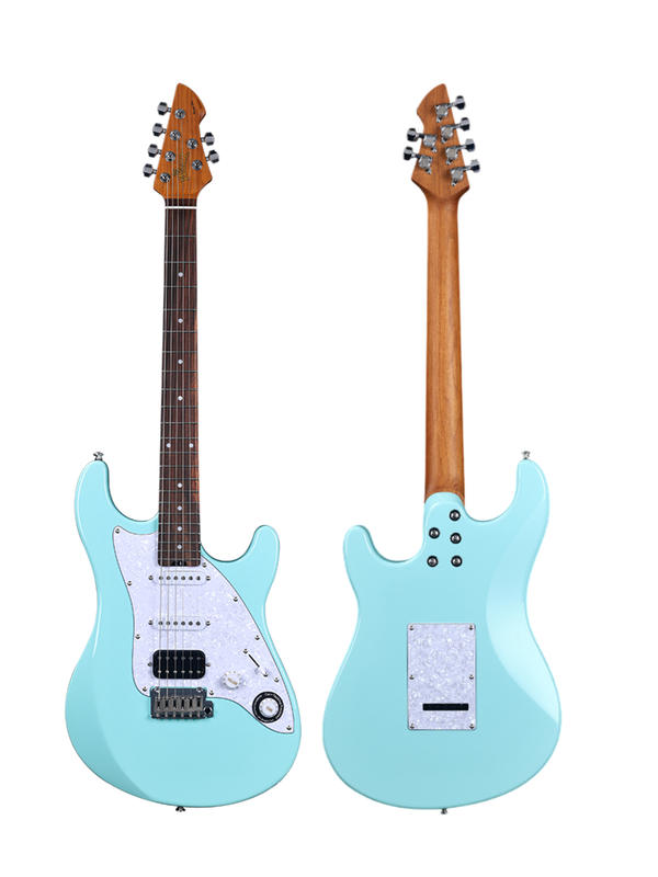 Winzz Gravity S Alder Body 4+2 Tuners String Instruments Professional Electric Guitar