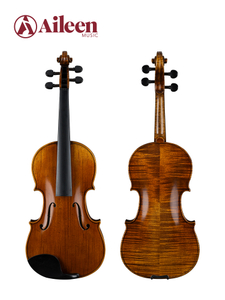 Красивый пламенный клен 4/4,3/4,1/2,1/4, сделанная вручную китайскую скрипку (VH500)