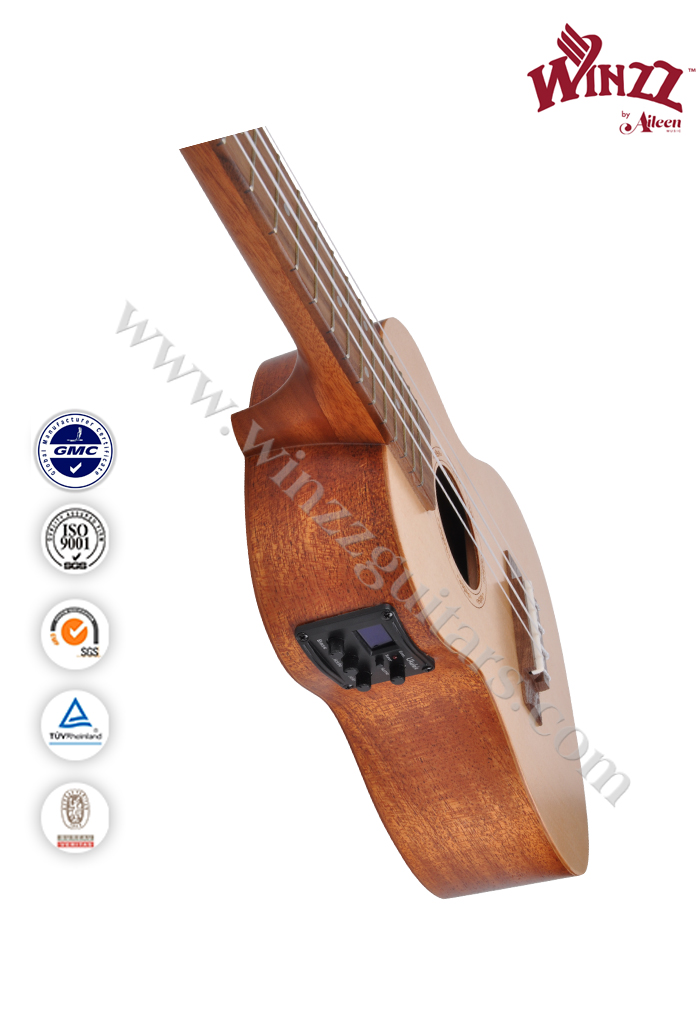 23-дюймовый OEM концертный укулеле с эквалайзером и сумкой (AU10L-23)